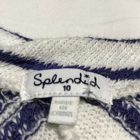 Splendid white and blue striped shirt - Picture 2 of 2